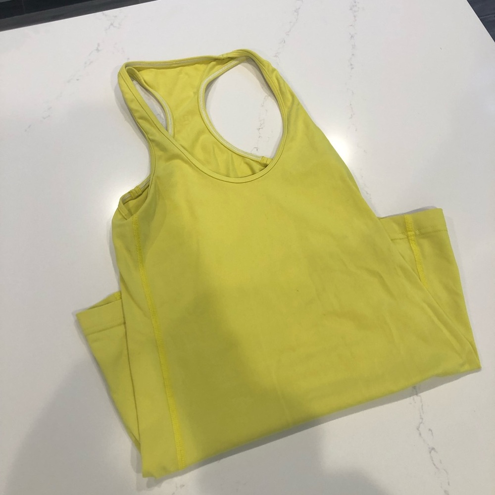 LULU LEMON YELLOW TANK TOP